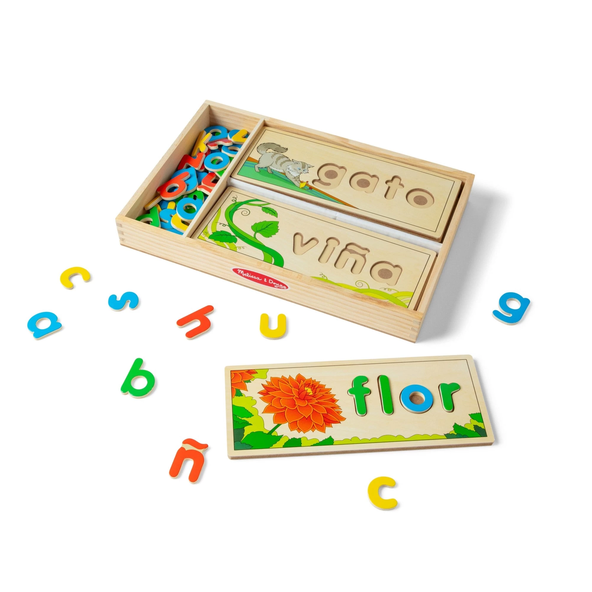 Melissa & Doug Spanish See & Spell Learning Toy