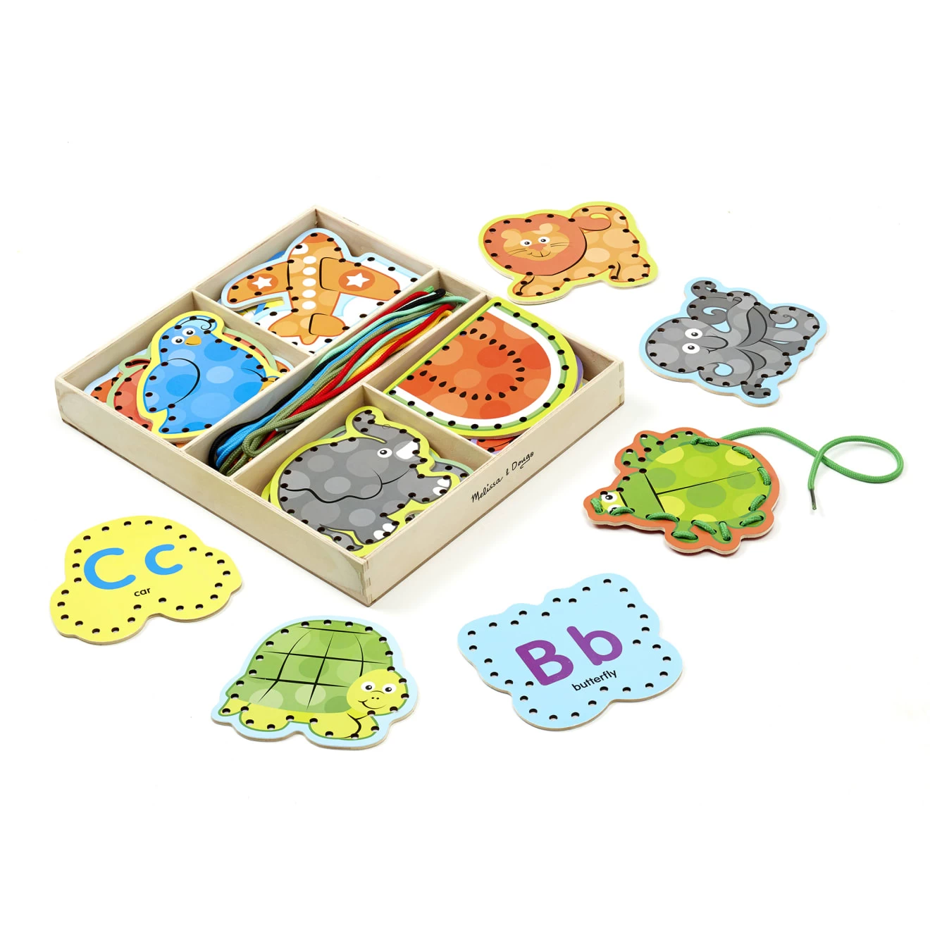 Melissa & Doug Alphabet Lacing Cards - Image 9