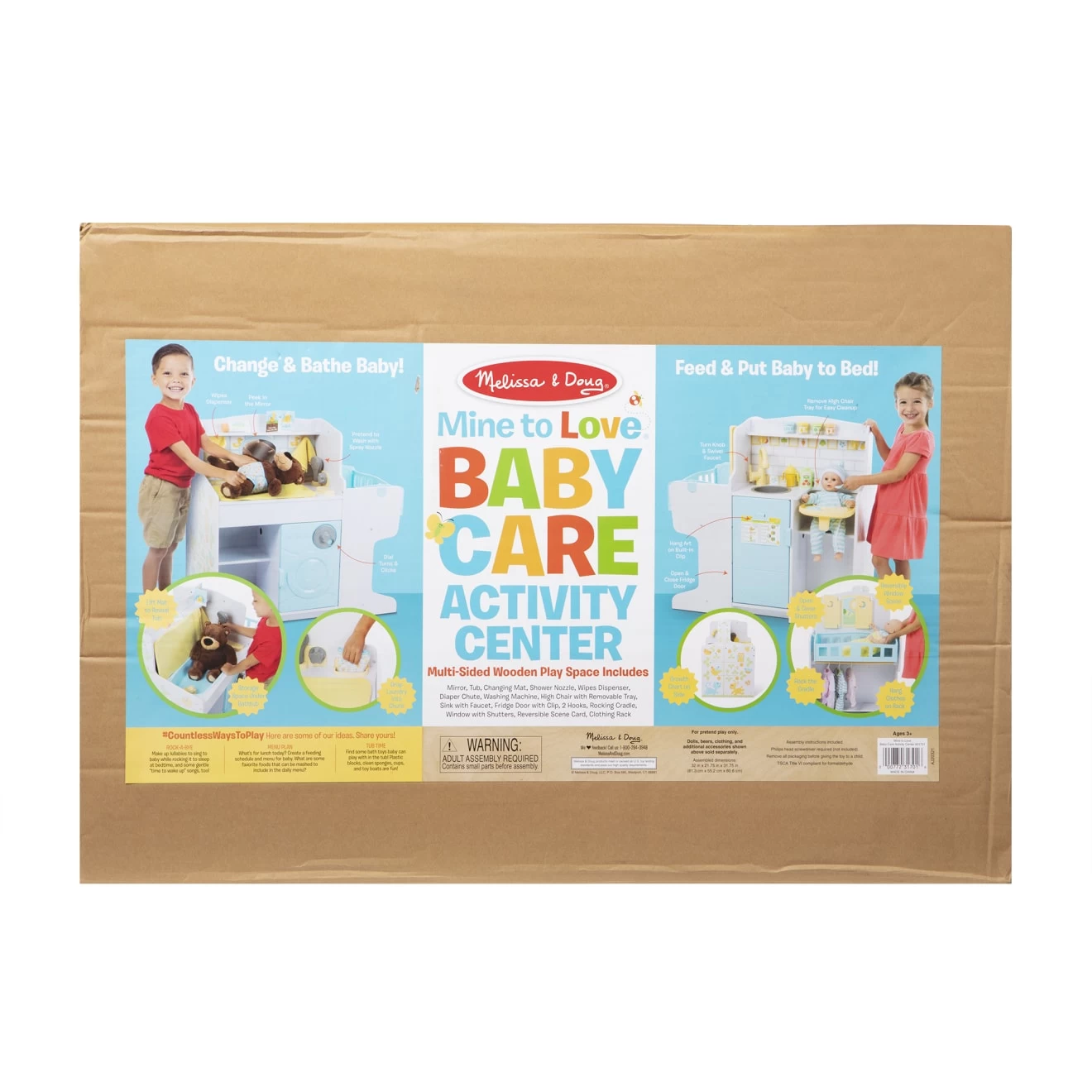 Melissa & Doug Mine To Love Baby Care Activity Center - Image 3