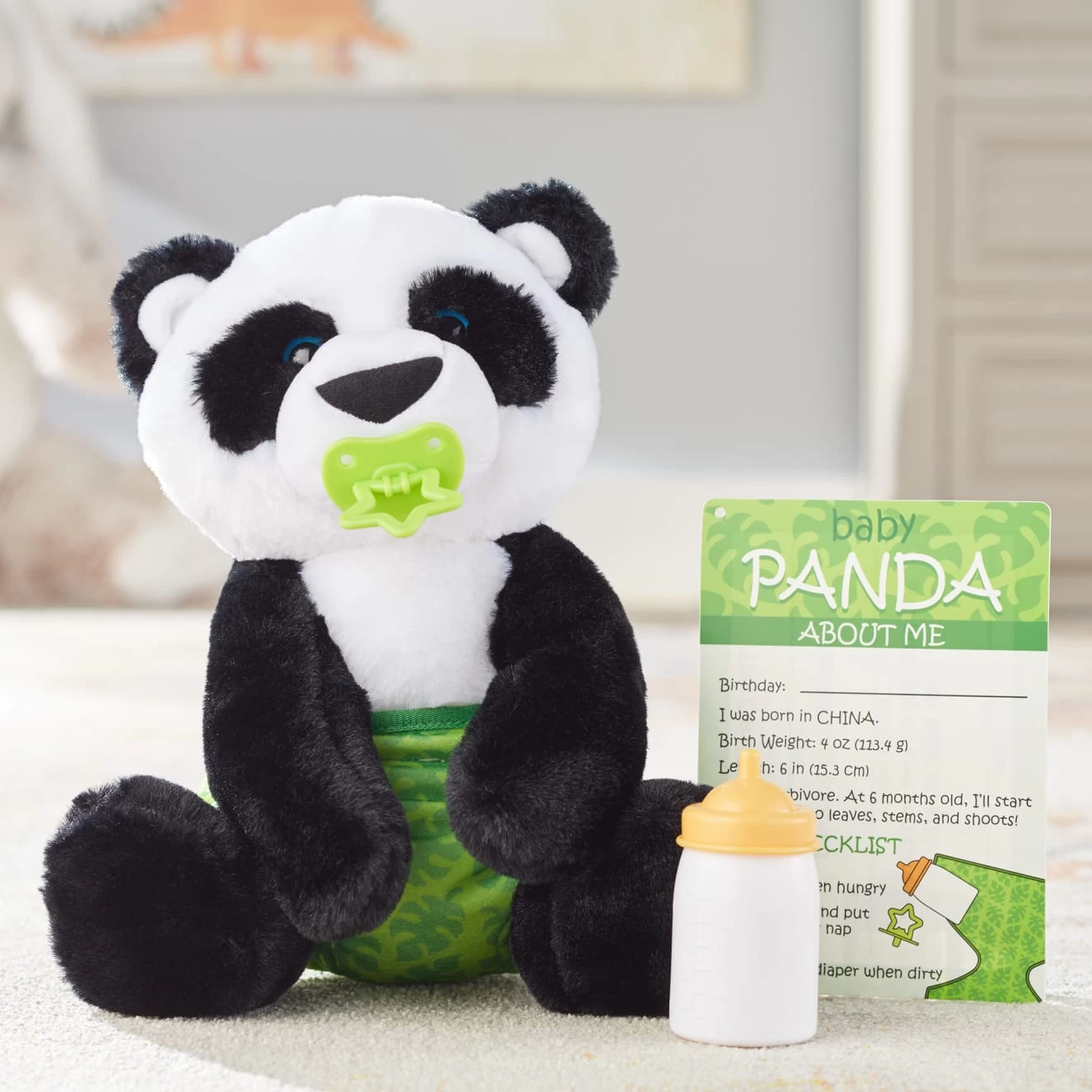 Melissa & Doug Baby Panda Stuffed Animal - Image 5