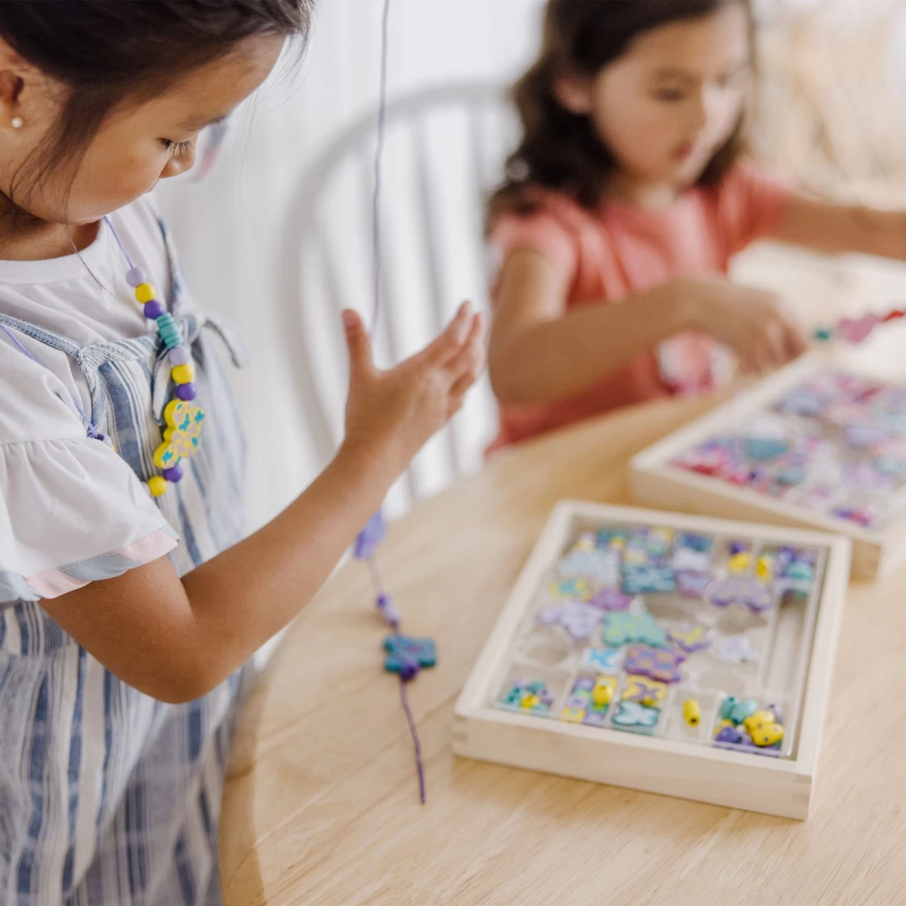 Melissa & Doug Sweet Hearts And Butterfly Friends Bead Set Bundle - Image 6