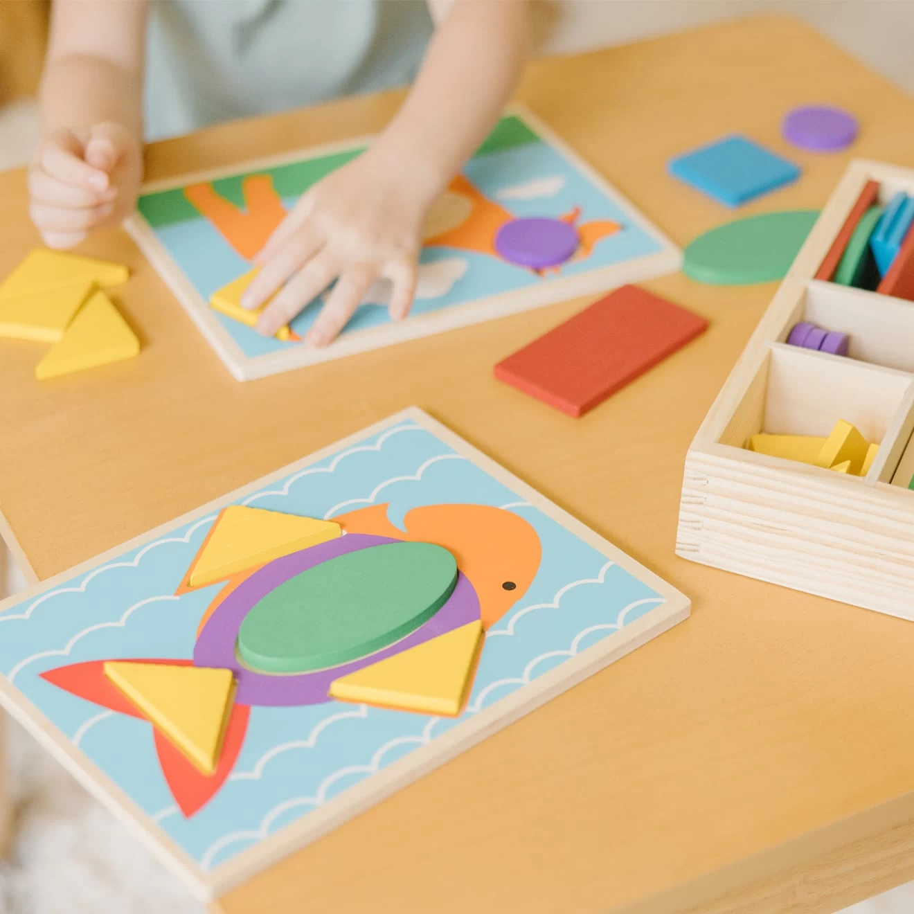Melissa & Doug Beginner Pattern Blocks - Image 7