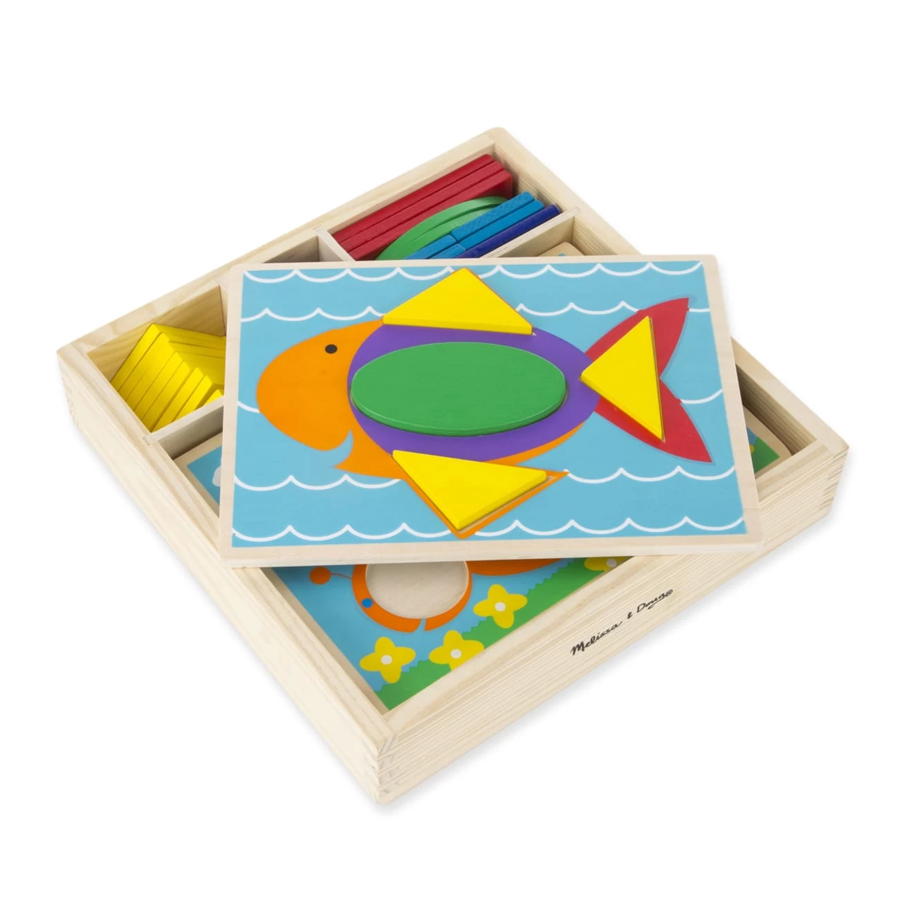 Melissa & Doug Beginner Pattern Blocks - Image 4