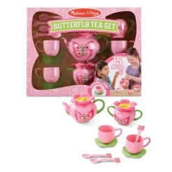 Melissa & Doug Bella Butterfly Pretend Play Tea Set