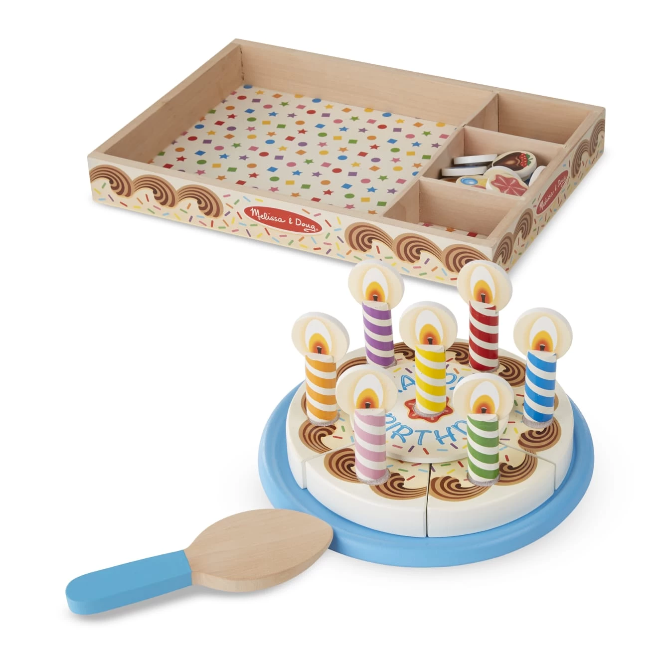 Melissa & Doug Birthday Party - Wooden Play Food - Image 9