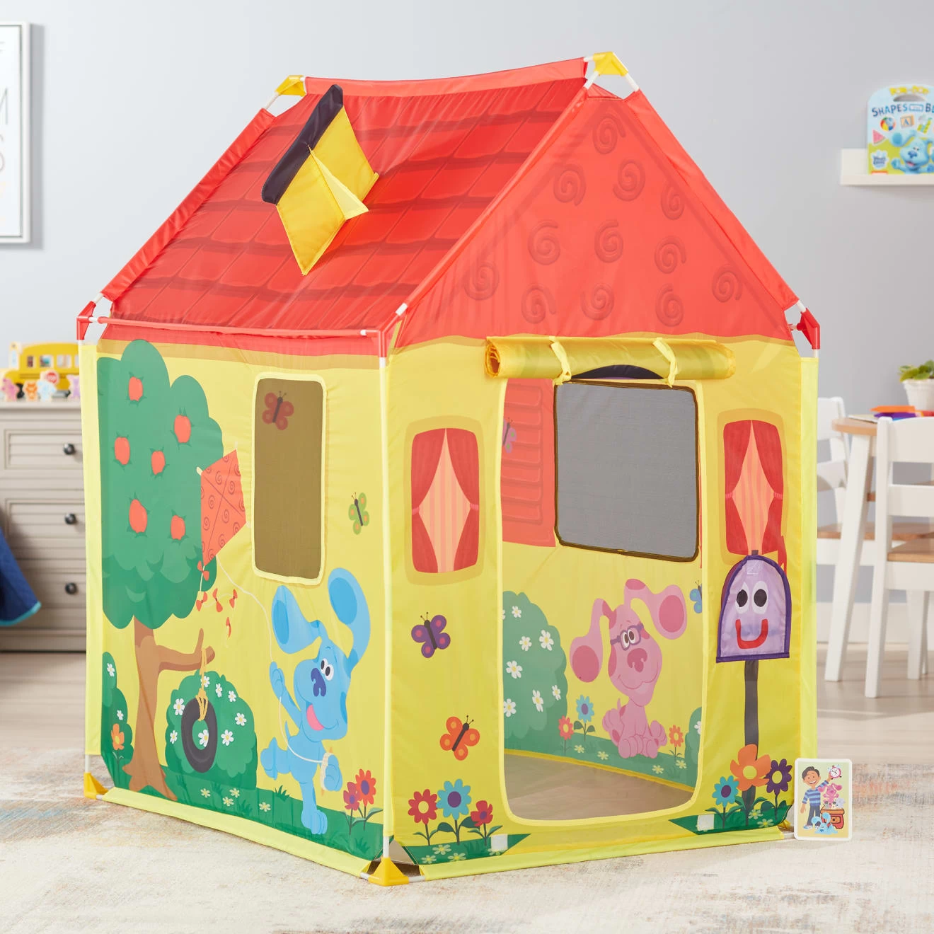 Melissa & Doug Blue's Clues & You! Blue's House Play Tent - Image 4