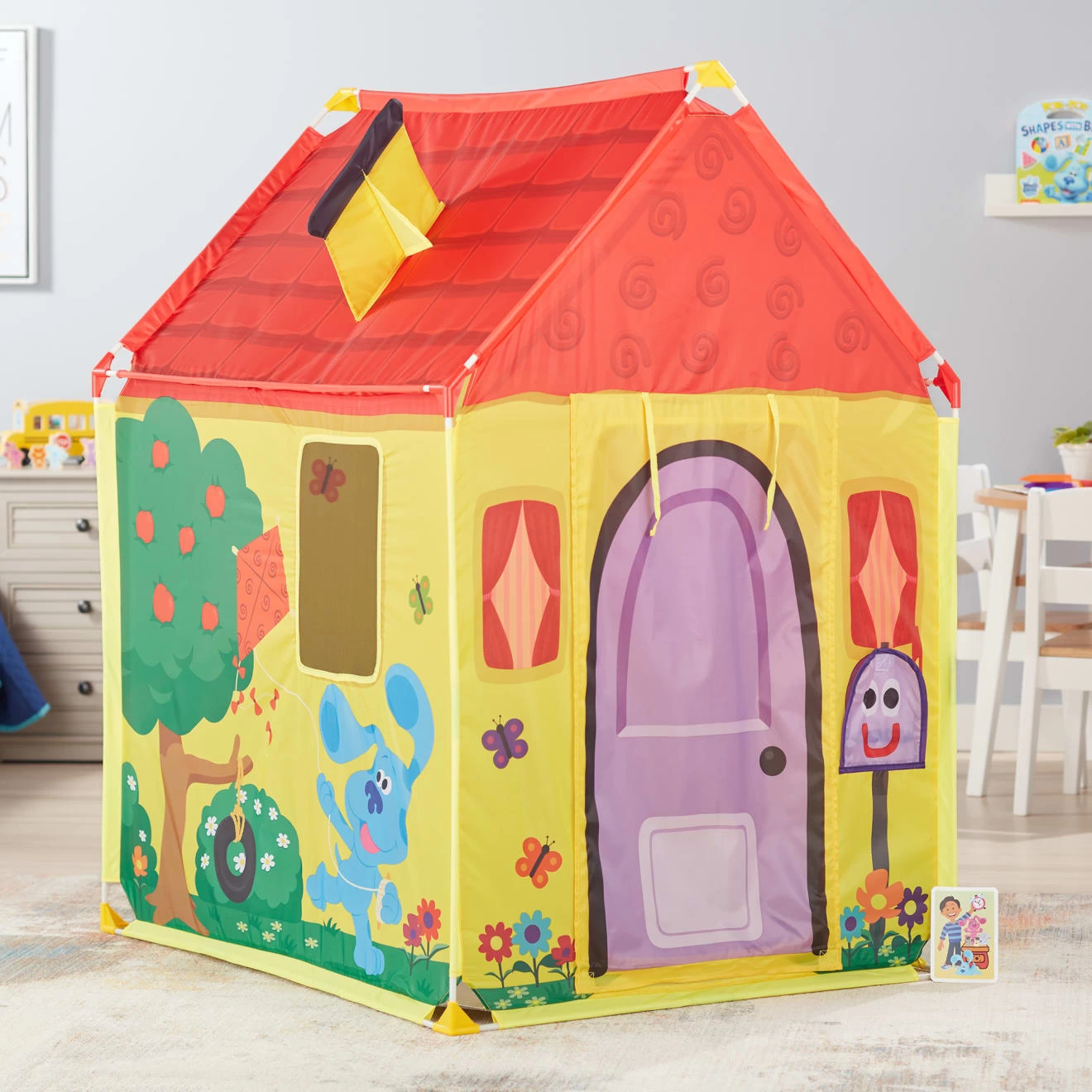 Melissa & Doug Blue's Clues & You! Blue's House Play Tent - Image 5