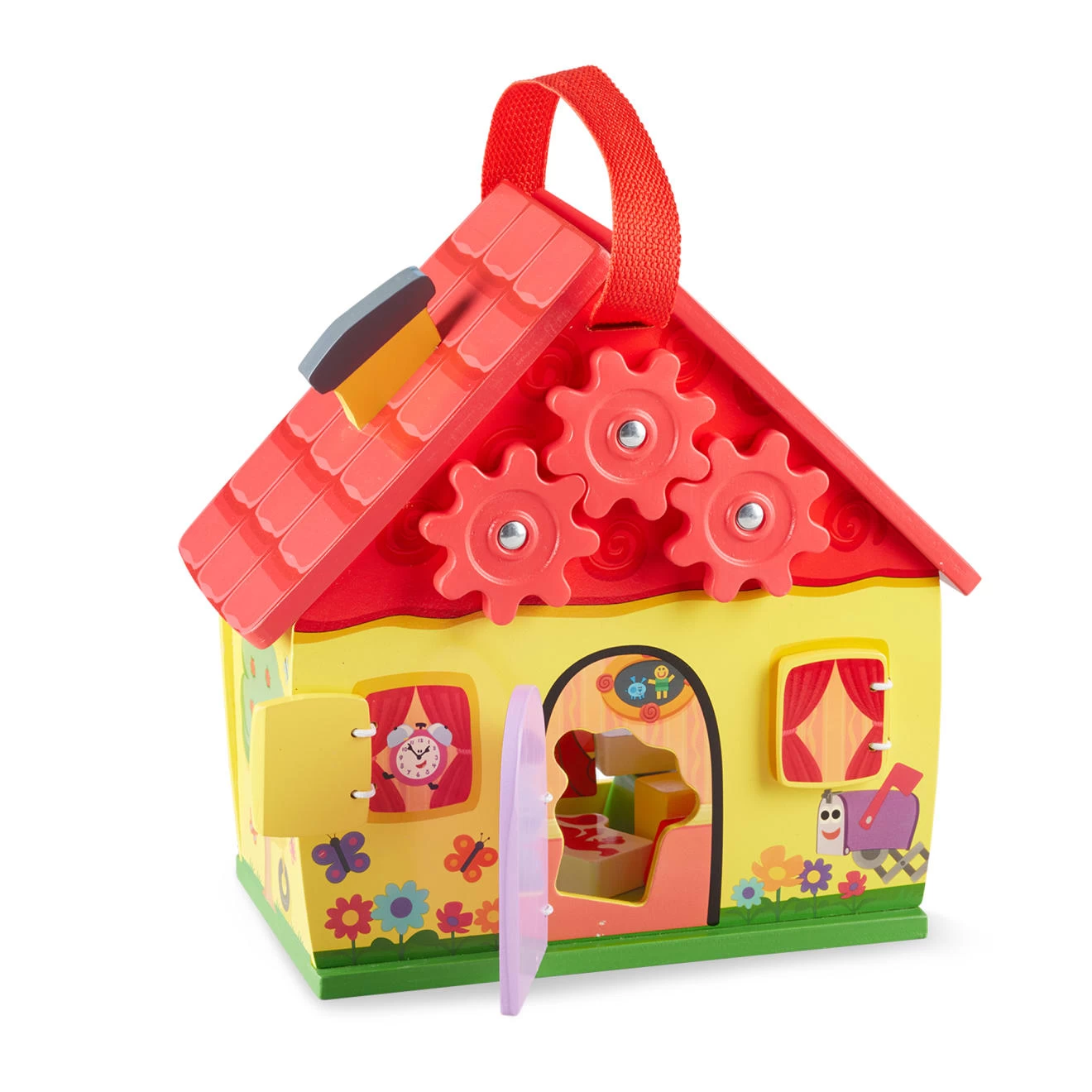 Melissa & Doug Blue's Clues & You! Wooden Take-Along House - Image 7