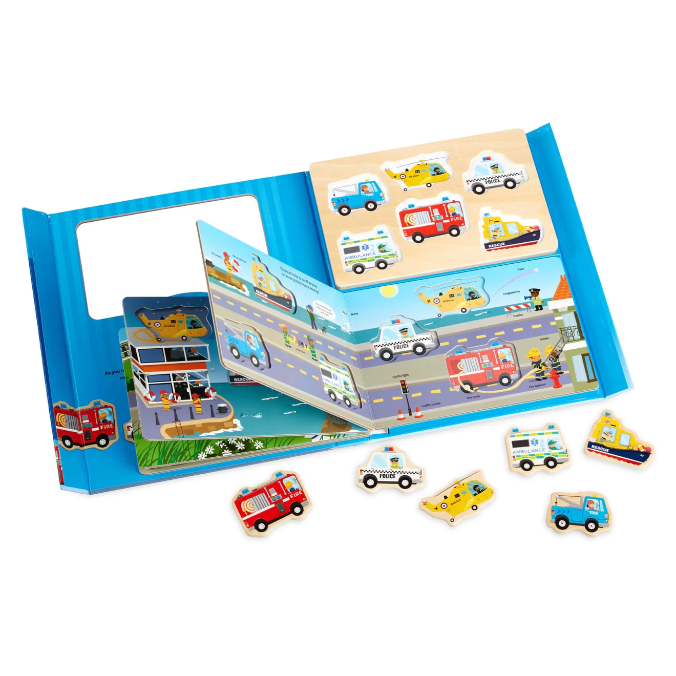 Melissa & Doug Book & Puzzle Play Set: To The Rescue - Image 9
