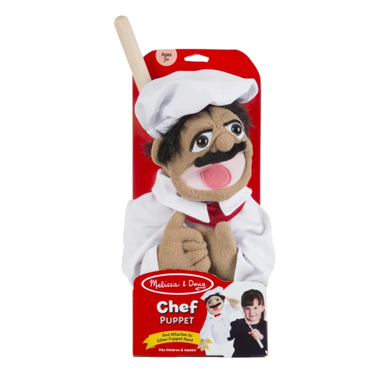 Melissa & Doug Chef - Puppet (New Packaging) - Image 3