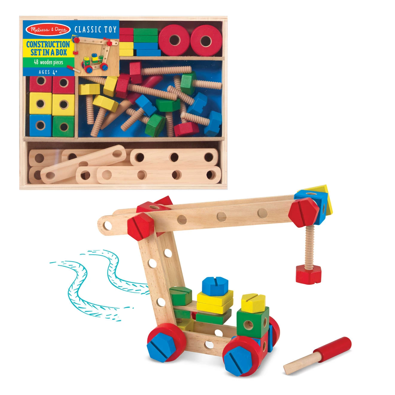 Melissa & Doug Construction Building Set In A Box - Image 6