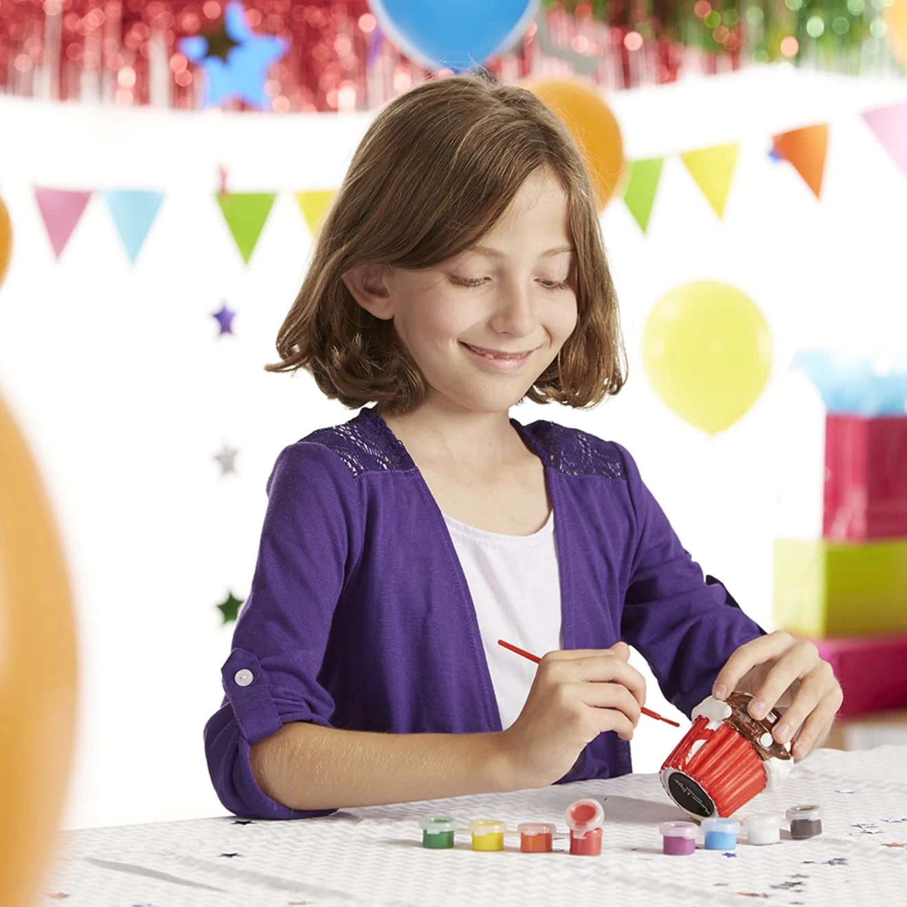 Melissa & Doug Created By Me! Cupcake Bank Craft Kit - Image 6