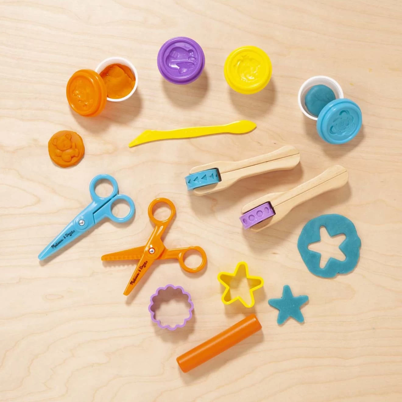Melissa & Doug Created By Me! Cut, Sculpt & Roll Modeling Dough Kit - Image 9