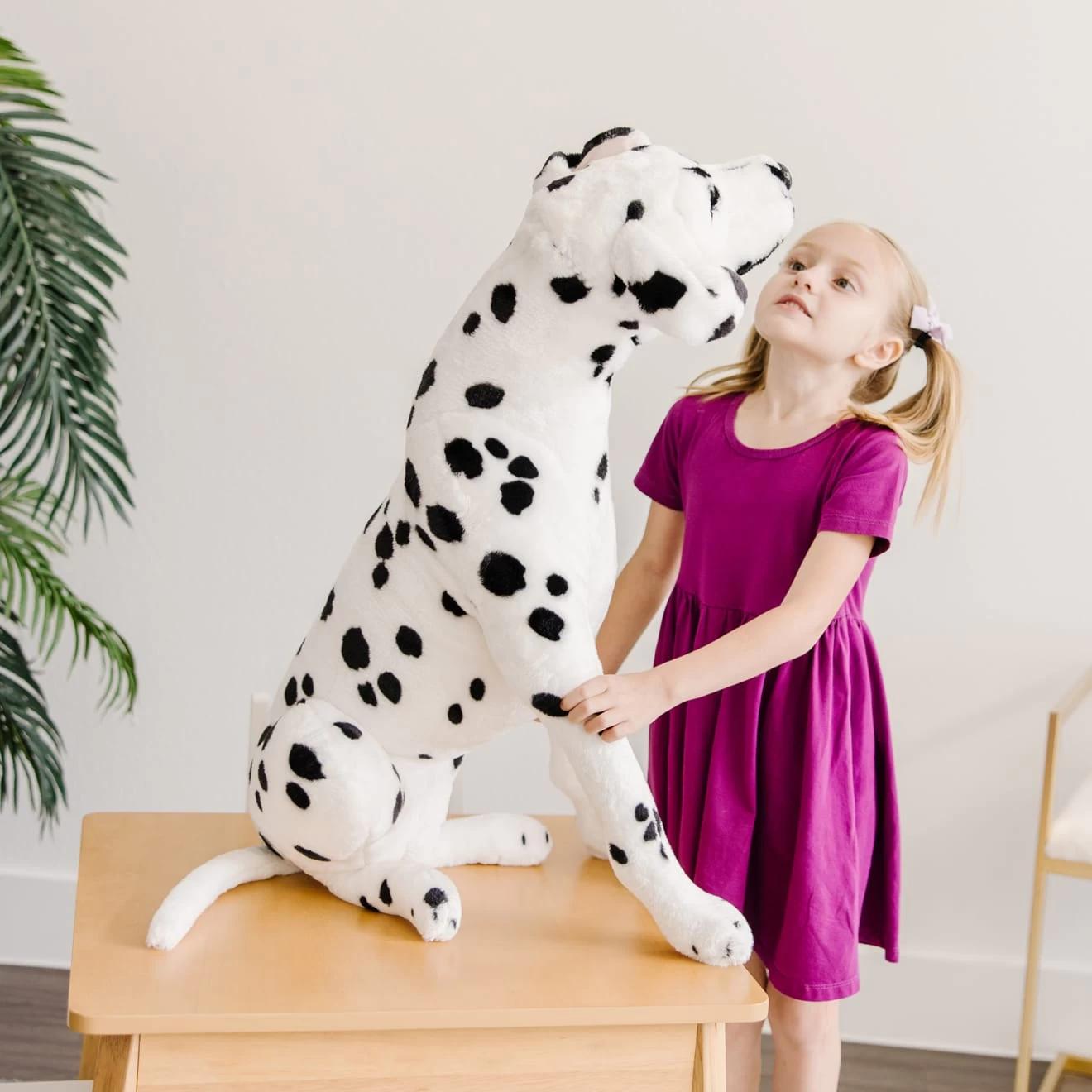 Melissa & Doug Dalmatian Giant Stuffed Animal - Image 8