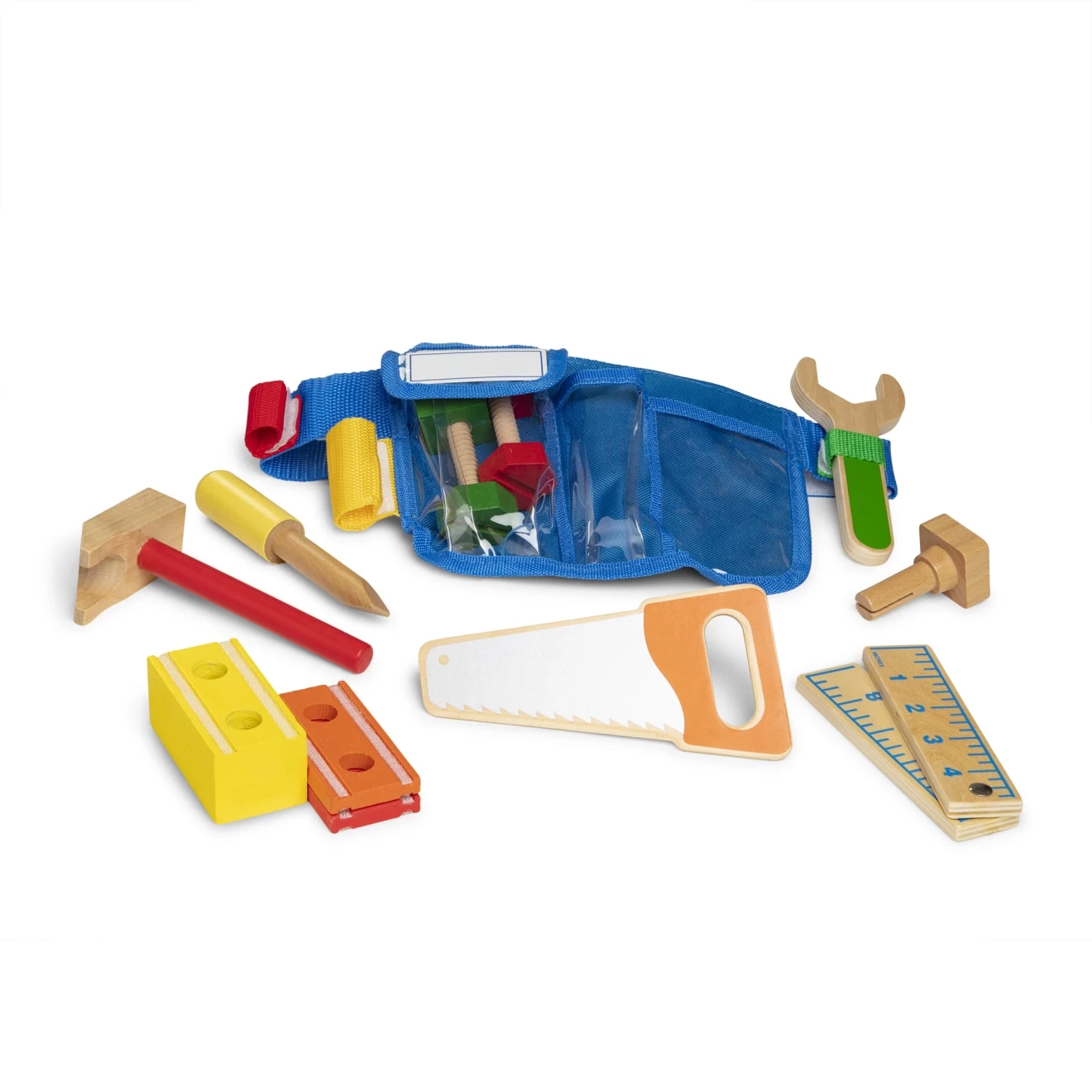 Melissa & Doug Deluxe Wooden Tool Belt Set - Image 4