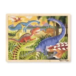 Melissa & Doug Dinosaur Wooden Jigsaw Puzzle - 24 Pieces