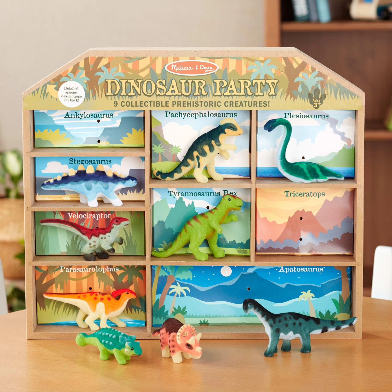 Melissa & Doug Dinosaur Party Play Set - Image 9