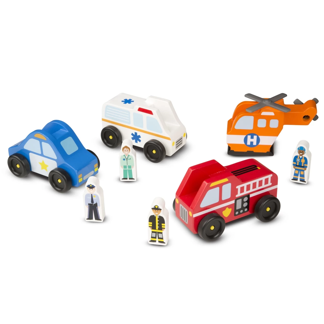 Melissa & Doug Emergency Vehicle Set - Image 4