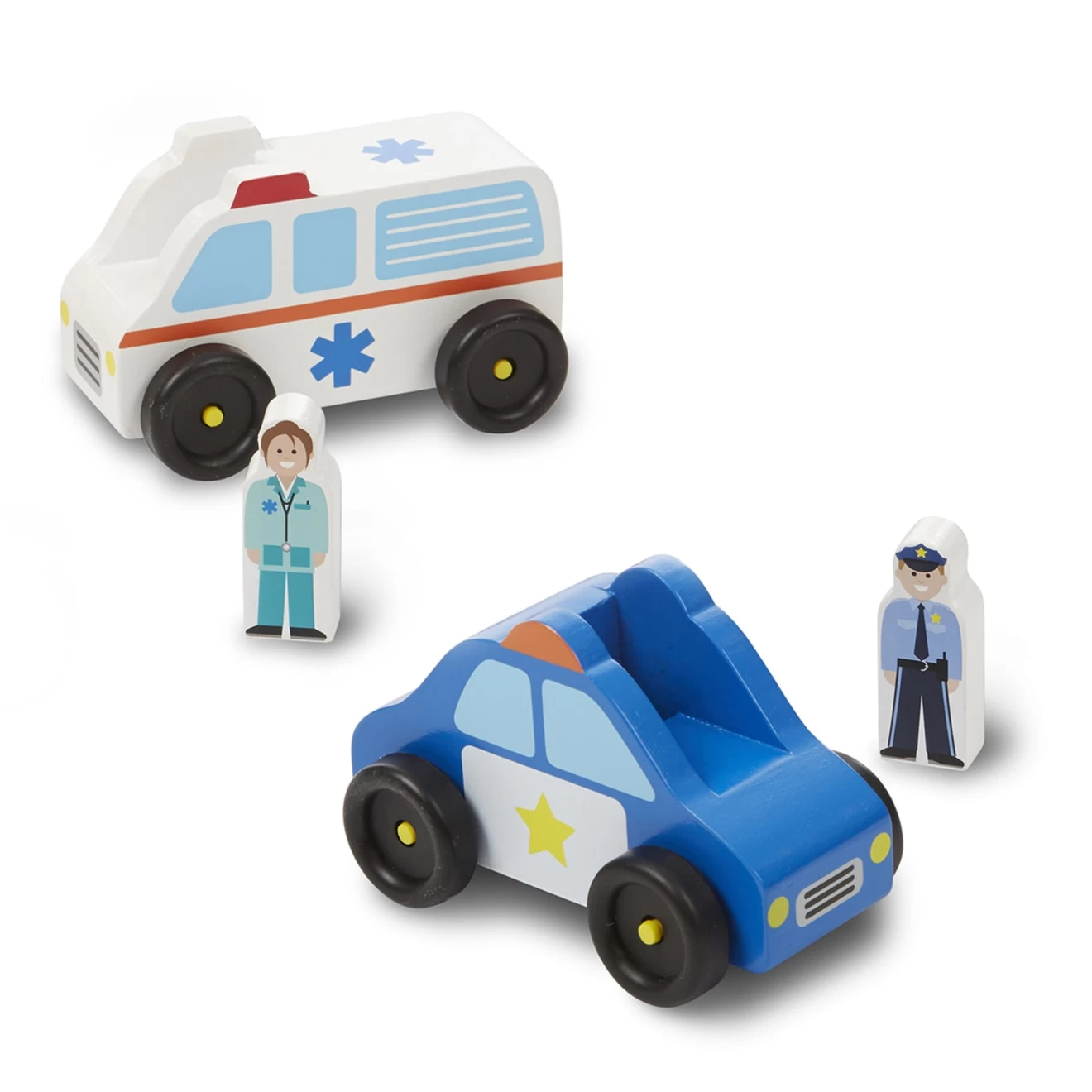Melissa & Doug Emergency Vehicle Set - Image 6
