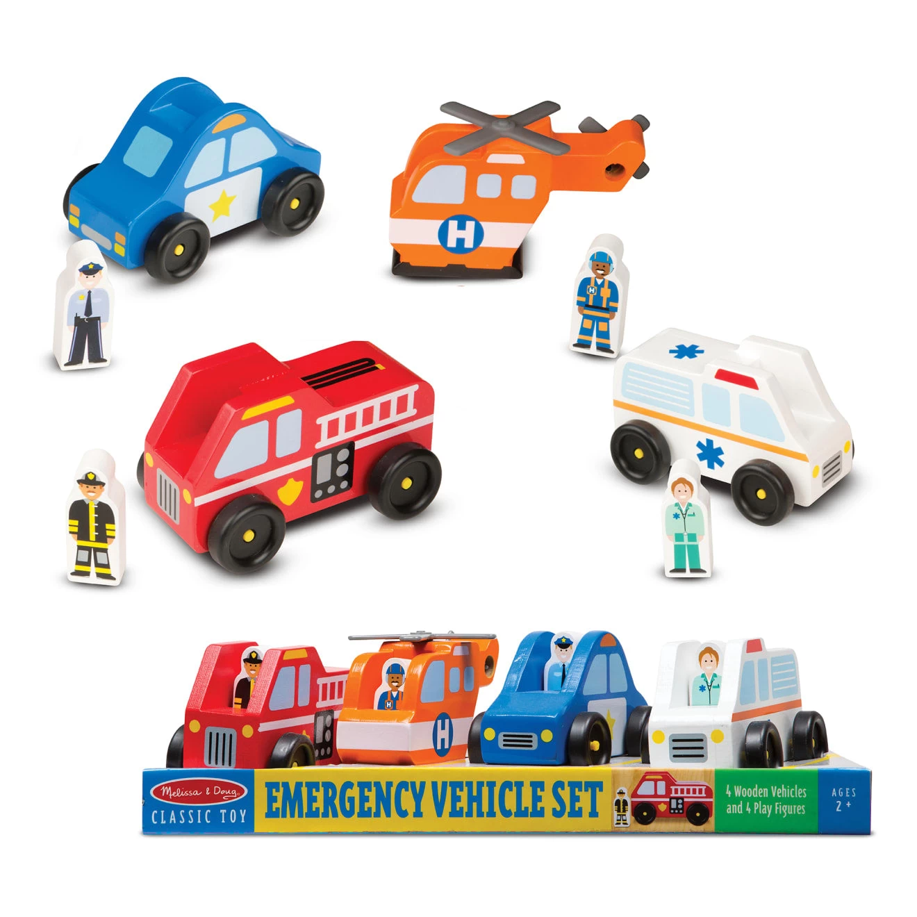 Melissa & Doug Emergency Vehicle Set - Image 7