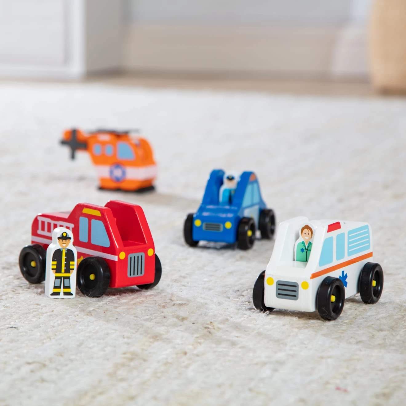 Melissa & Doug Emergency Vehicle Set - Image 9
