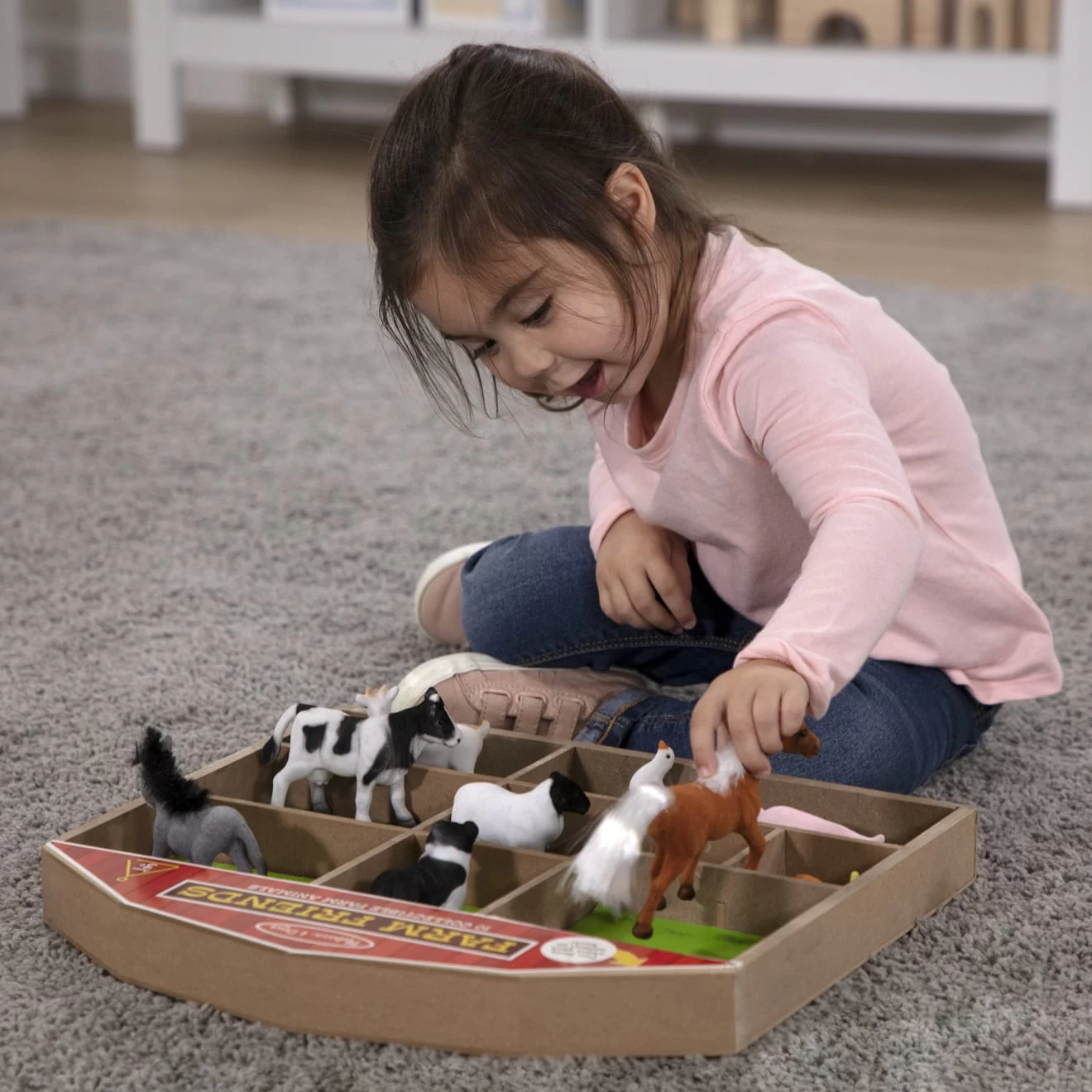Melissa & Doug Farm Friends - 10 Collectible Farm Animals - Image 2