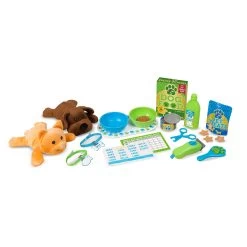 Melissa & Doug Feeding & Grooming Pet Care Play Set