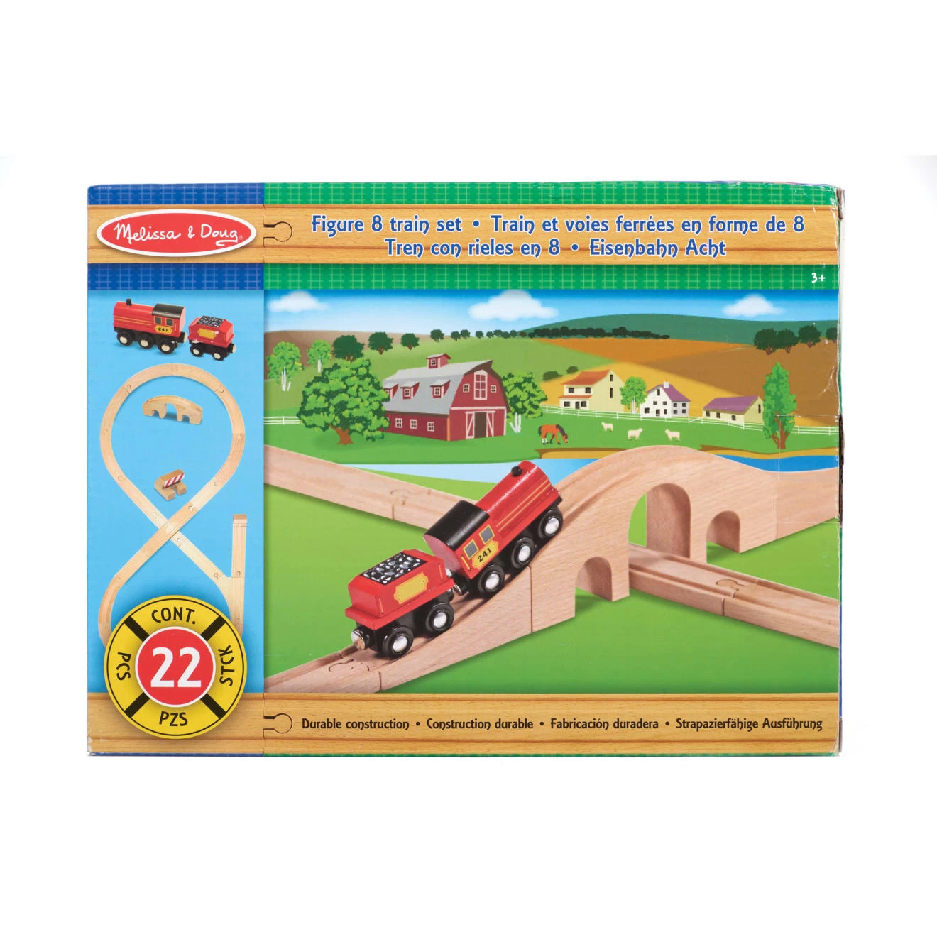 Melissa & Doug Figure 8 Train Set - Image 3