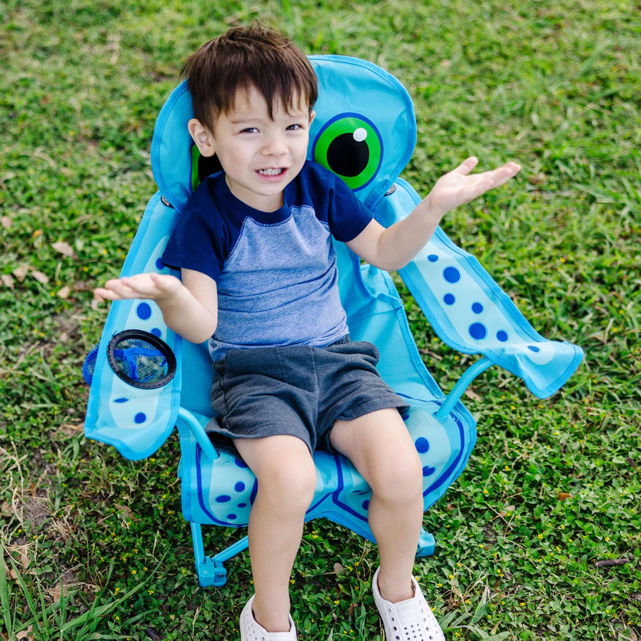 Melissa & Doug Flex Octopus Child's Outdoor Chair - Image 2