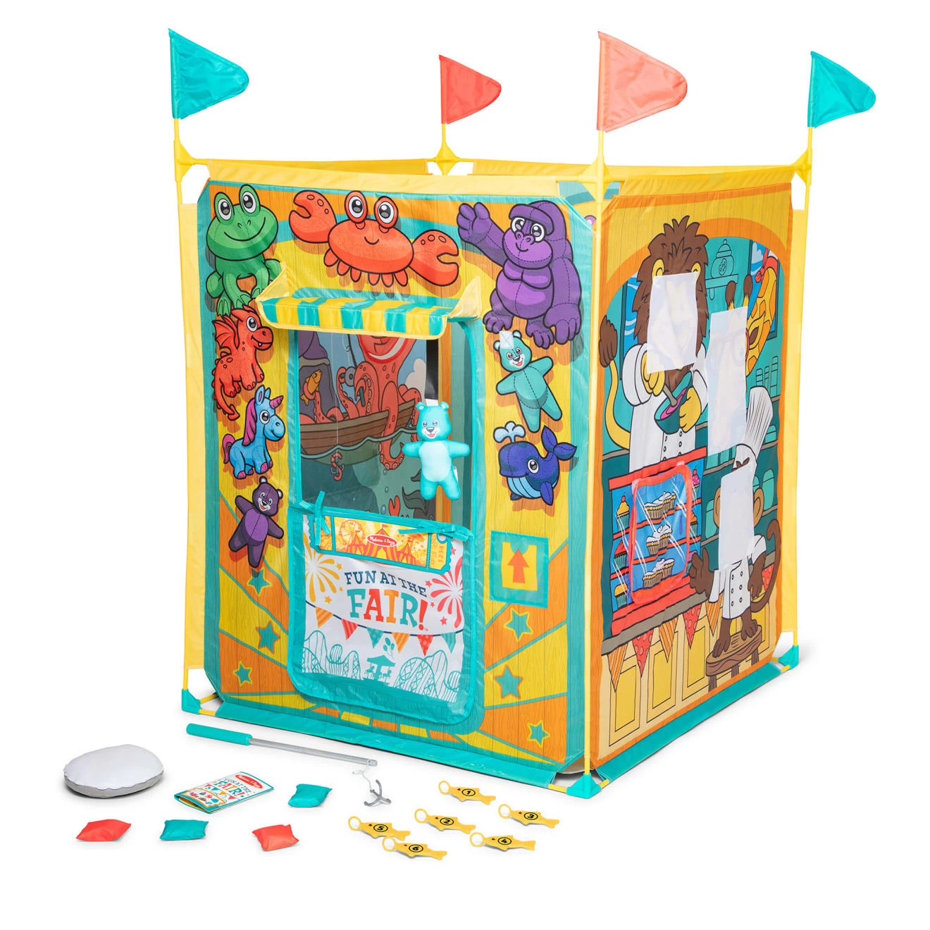 Melissa & Doug Fun At The Fair! Game Center Play Tent