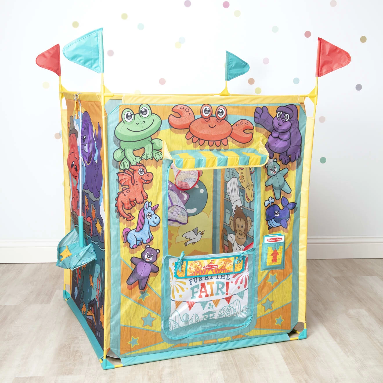 Melissa & Doug Fun At The Fair! Game Center Play Tent - Image 9