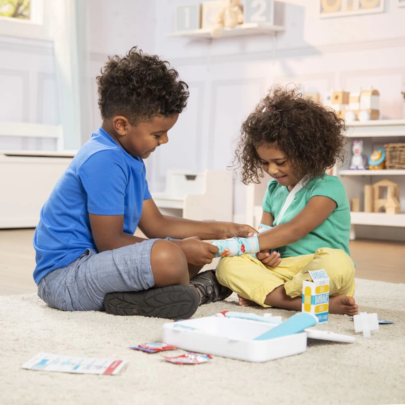 Melissa & Doug Get Well First Aid Kit Play Set - Image 2