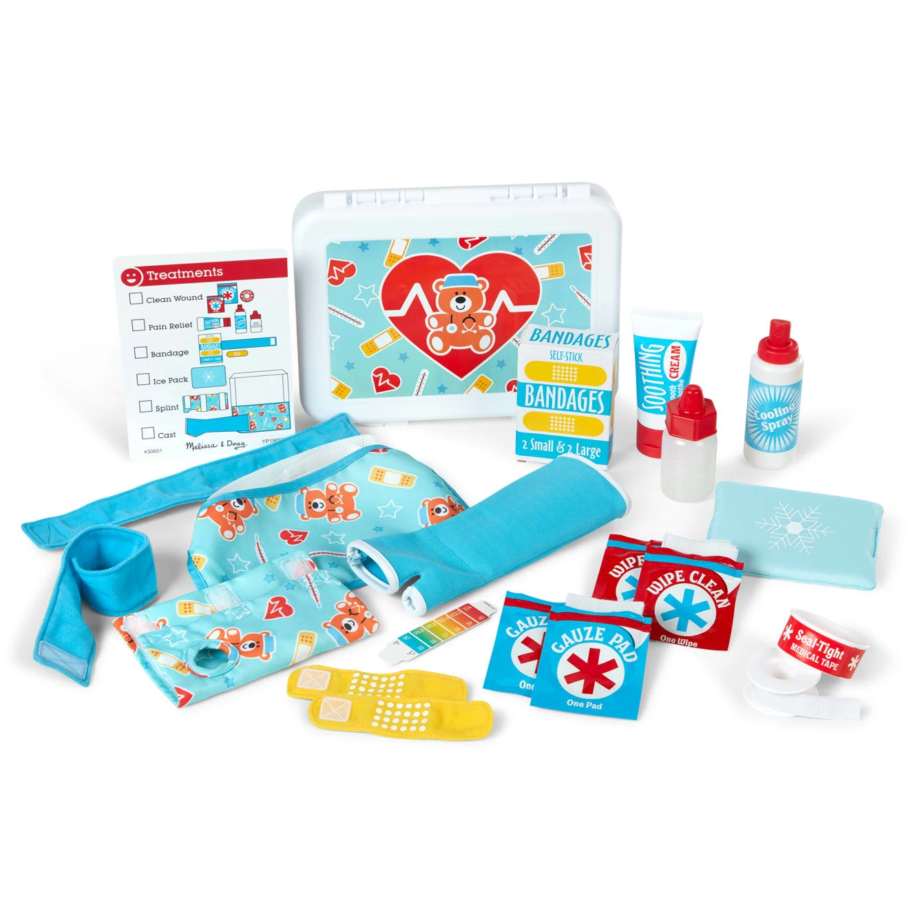 Melissa & Doug Get Well First Aid Kit Play Set - Image 9