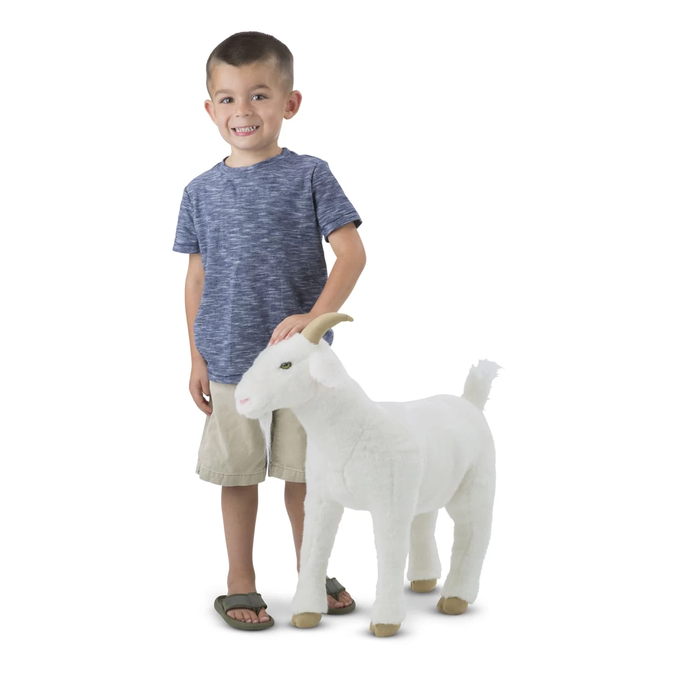 Melissa & Doug Lifelike Plush Goat - Image 8