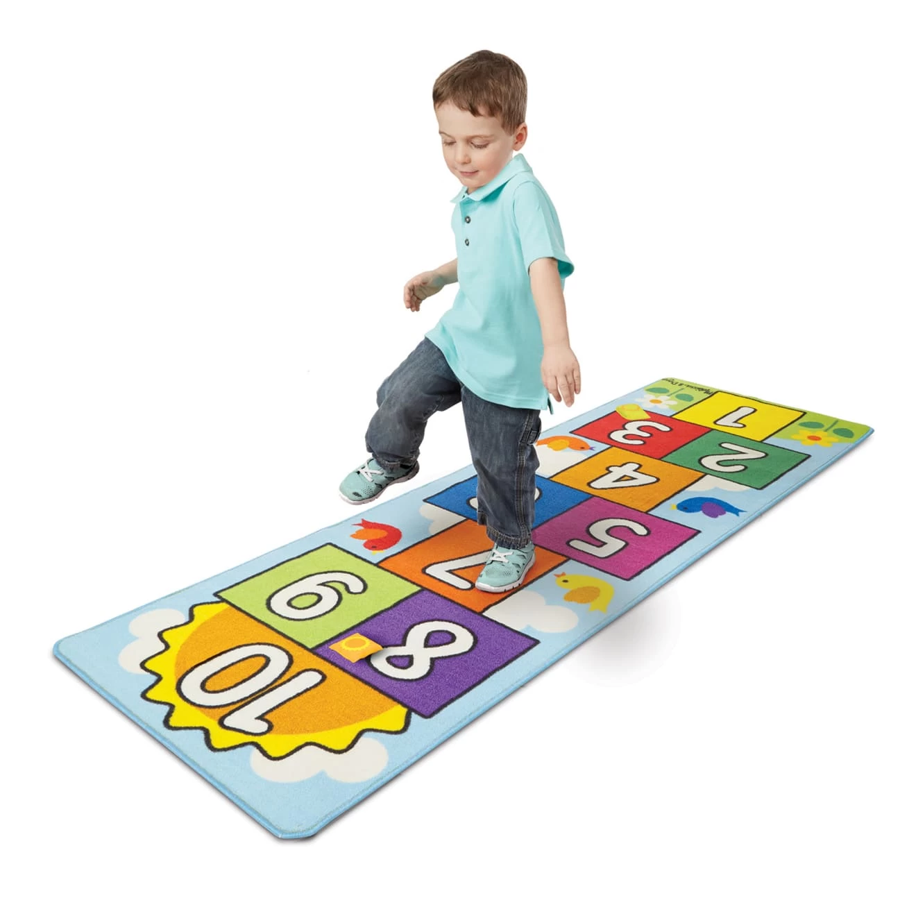 Melissa & Doug Hop & Count Hopscotch Rug - Image 8