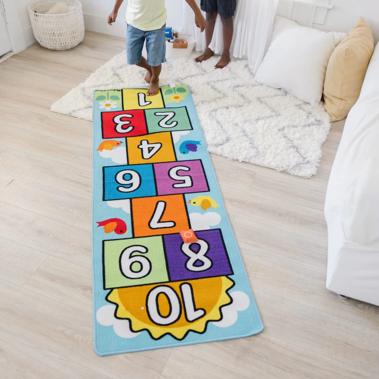 Melissa & Doug Hop & Count Hopscotch Rug - Image 6
