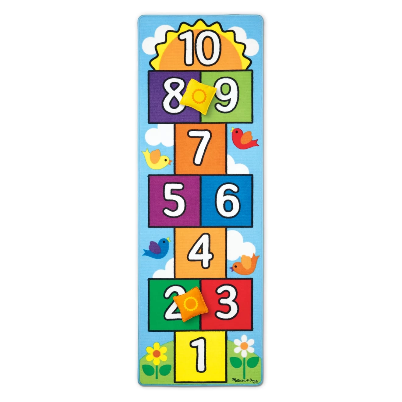 Melissa & Doug Hop & Count Hopscotch Rug