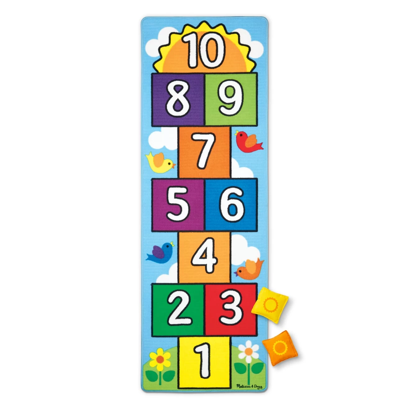 Melissa & Doug Hop & Count Hopscotch Rug - Image 4