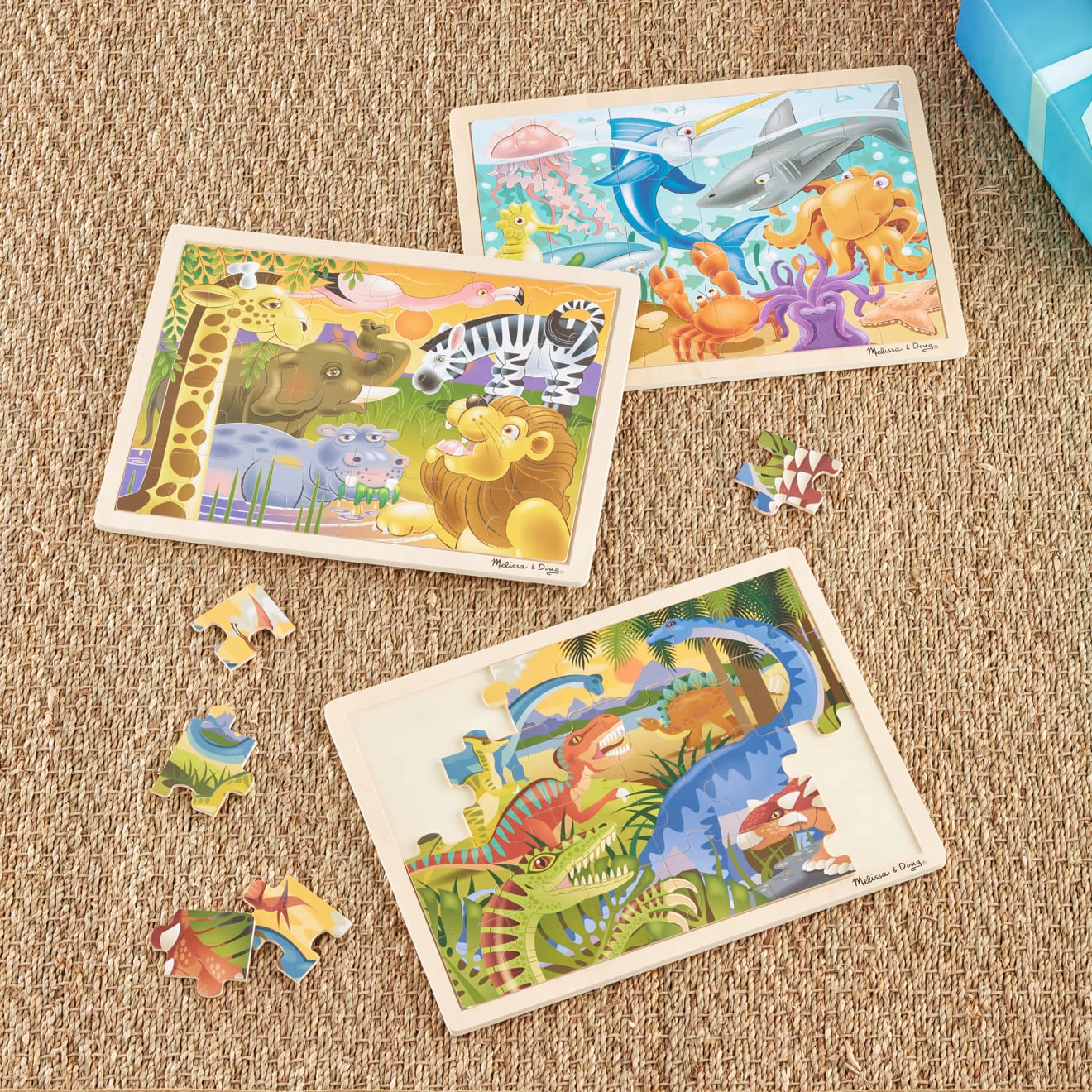 Melissa & Doug Habitats Wooden Jigsaw Puzzle Gift Set - Image 9