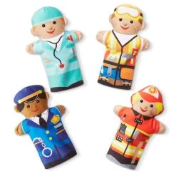 Melissa & Doug Jolly Helpers Hand Puppets