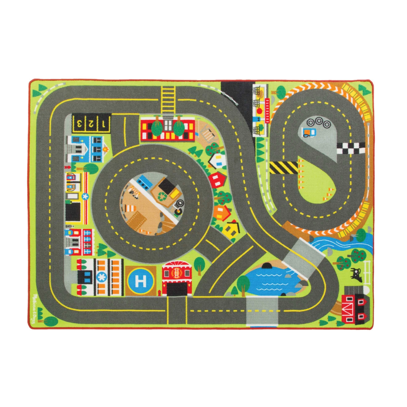 Melissa & Doug Jumbo Roadway Activity Rug