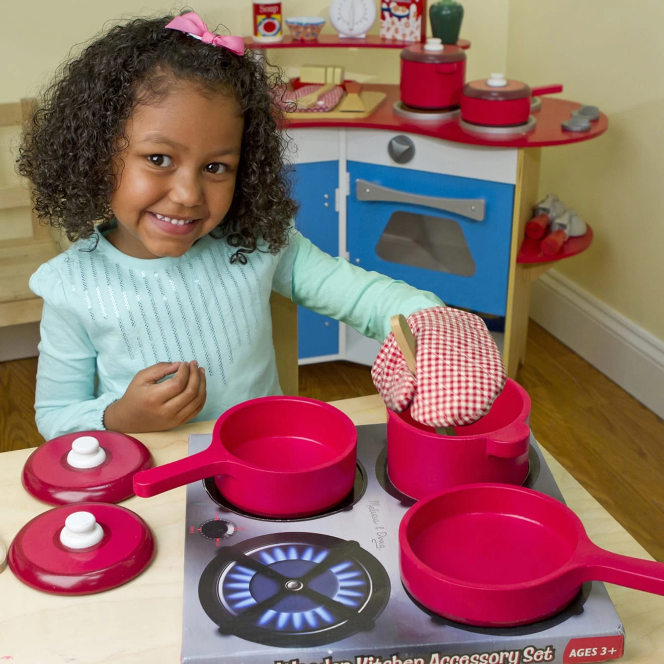 Melissa & Doug Play Kitchen Accessory Set - Pot & Pans - Image 2