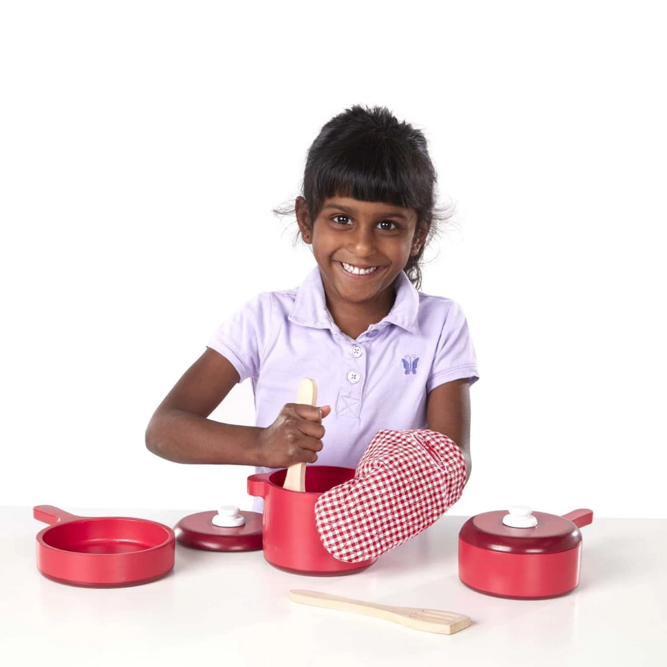 Melissa & Doug Play Kitchen Accessory Set - Pot & Pans - Image 6