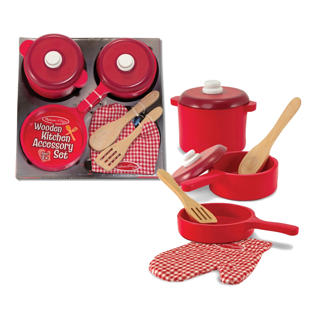 Melissa & Doug Play Kitchen Accessory Set - Pot & Pans - Image 7