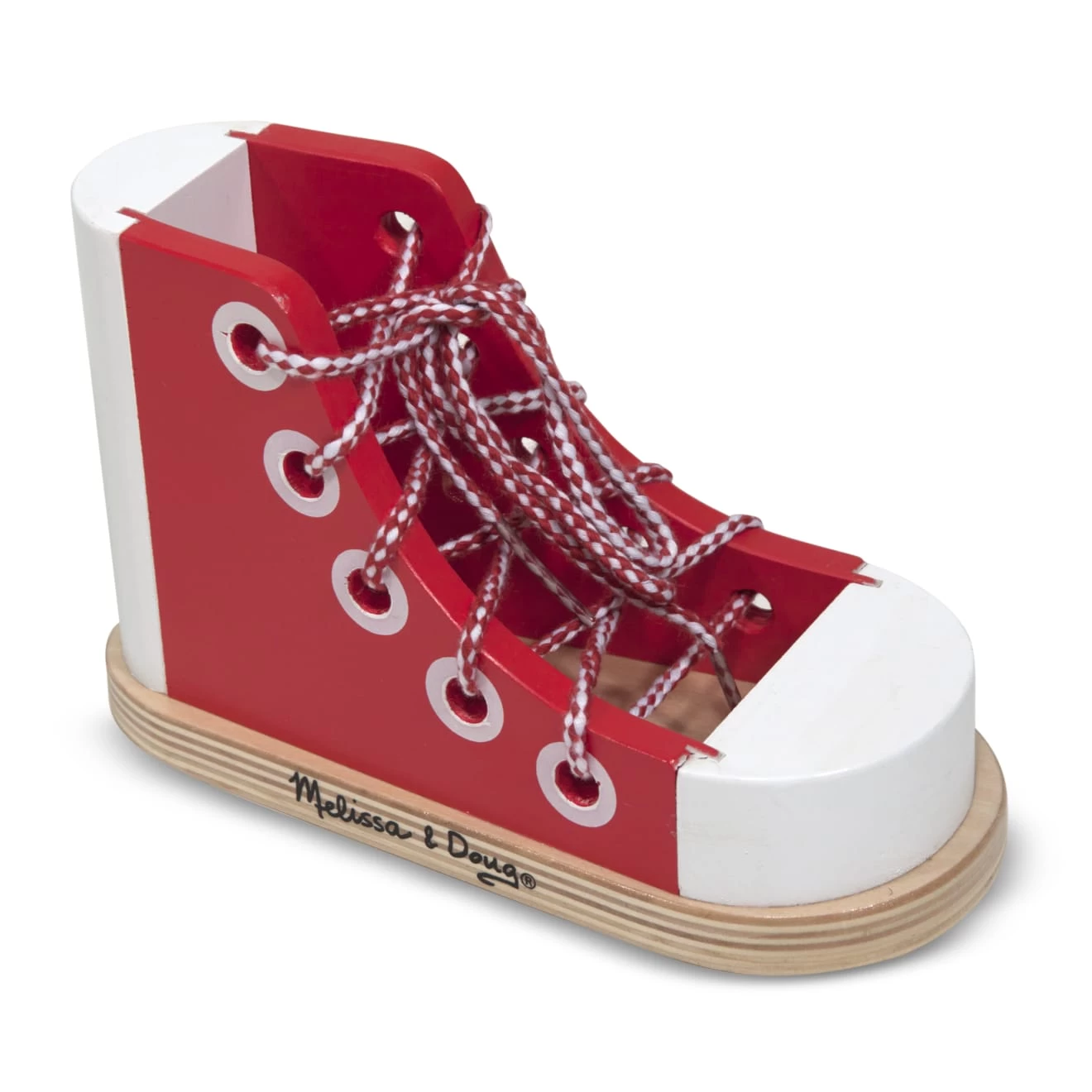 Melissa & Doug Wooden Lacing Shoe - Image 4