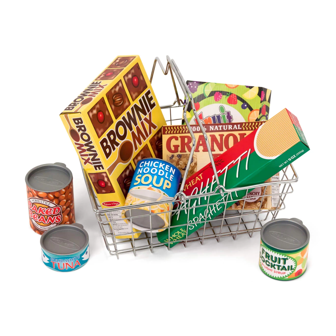 Melissa & Doug Let's Play House! Grocery Basket With Play Food - Image 4