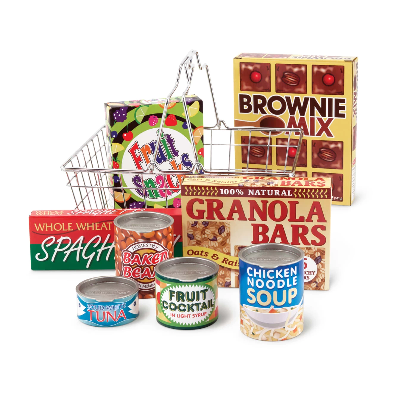 Melissa & Doug Let's Play House! Grocery Basket With Play Food - Image 9