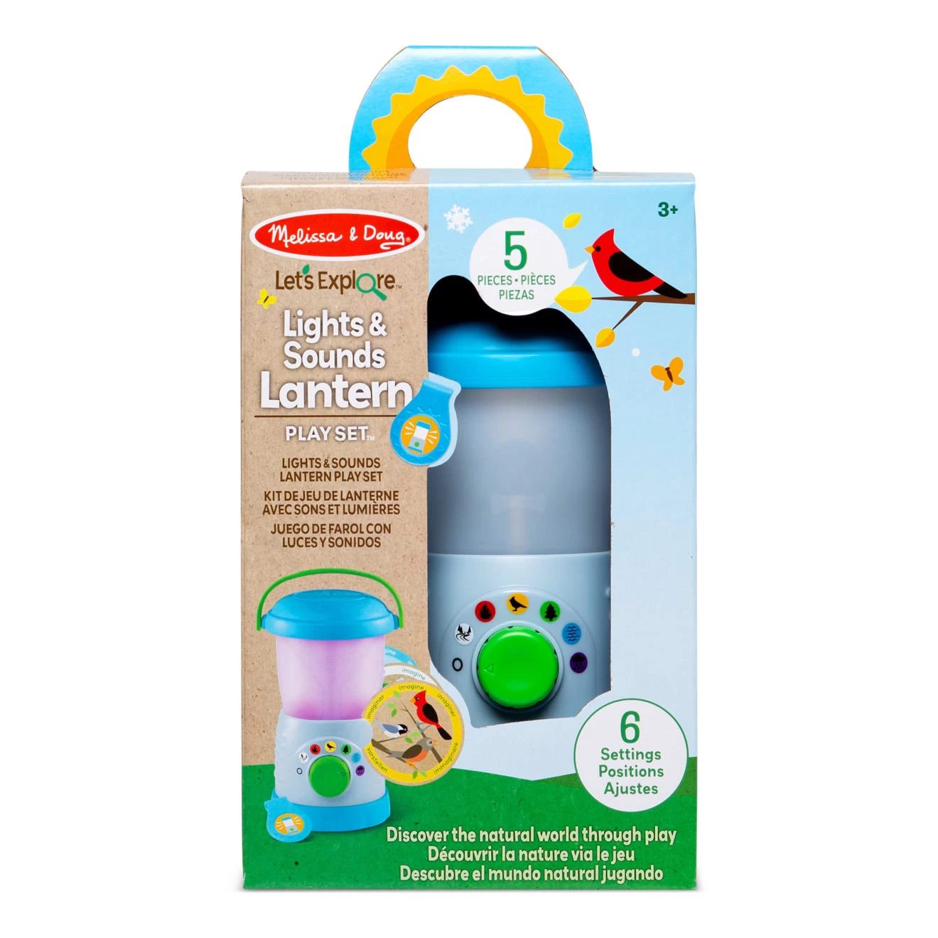Melissa & Doug Let's Explore Light & Sound Lantern Play Set - Image 3