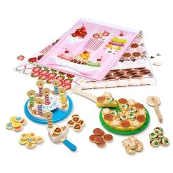 Melissa & Doug Birthday Party Play Food & Stickers Gift Bundle