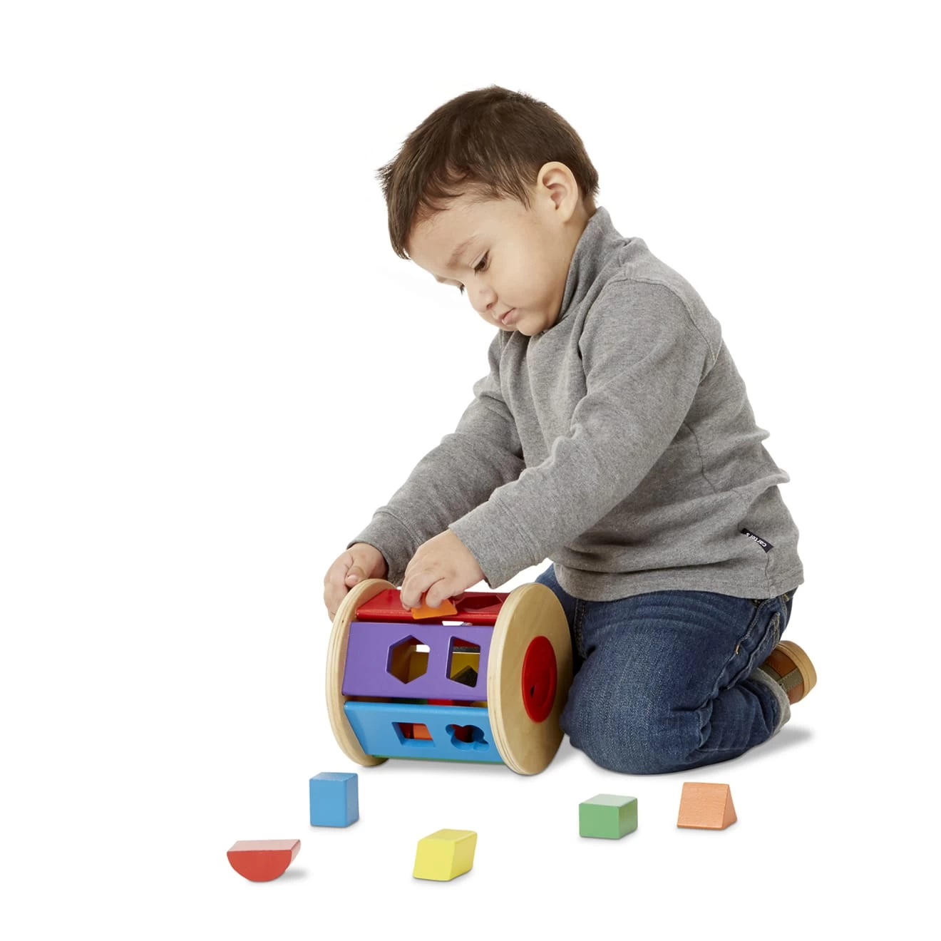 Melissa & Doug Match & Roll Shape Sorter - Image 8